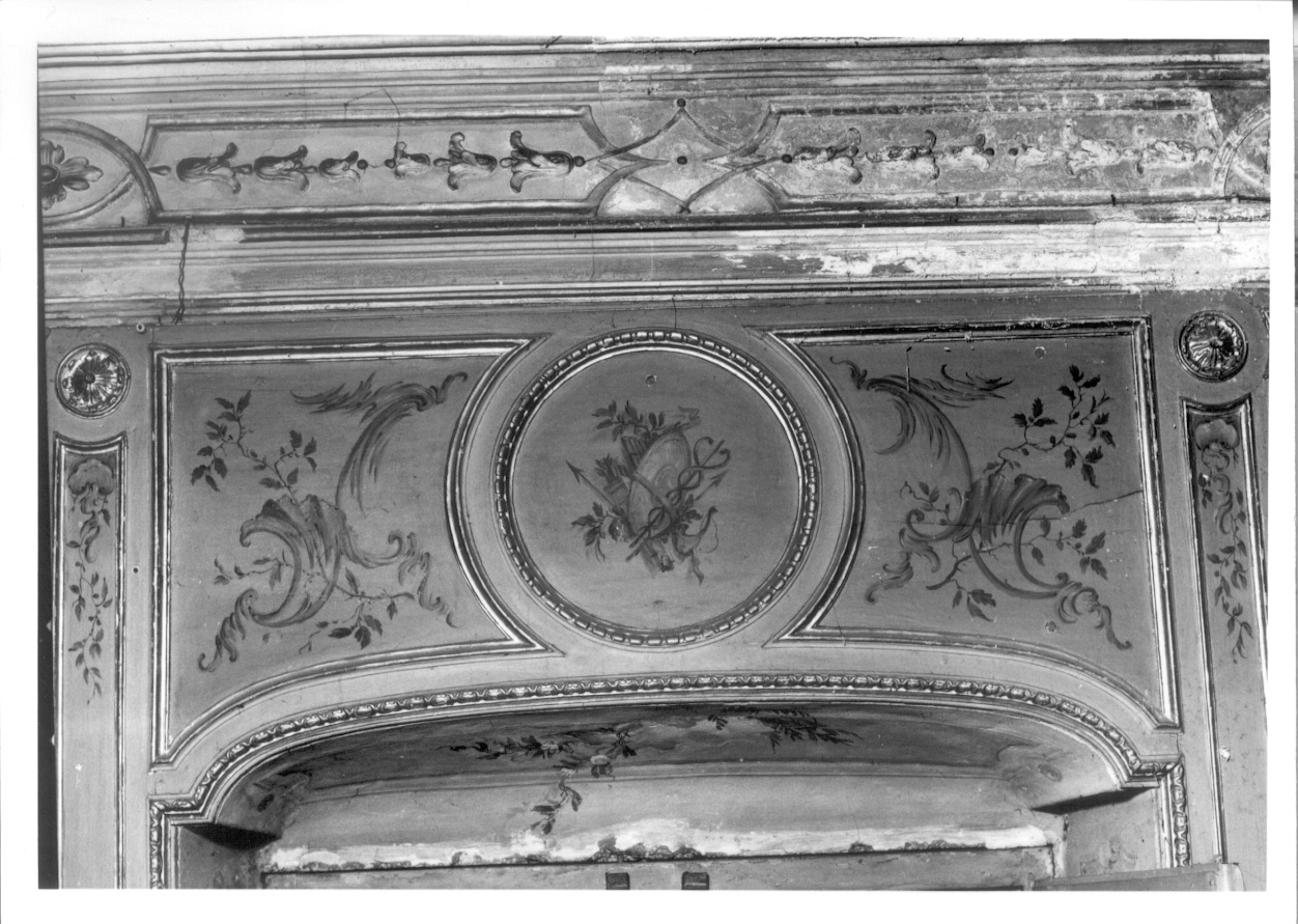 MOTIVI DECORATIVI VEGETALI (sovrapporta, opera isolata) di Antoniani Francesco, Perego Gaetano - bottega piemontese (metà sec. XVIII)