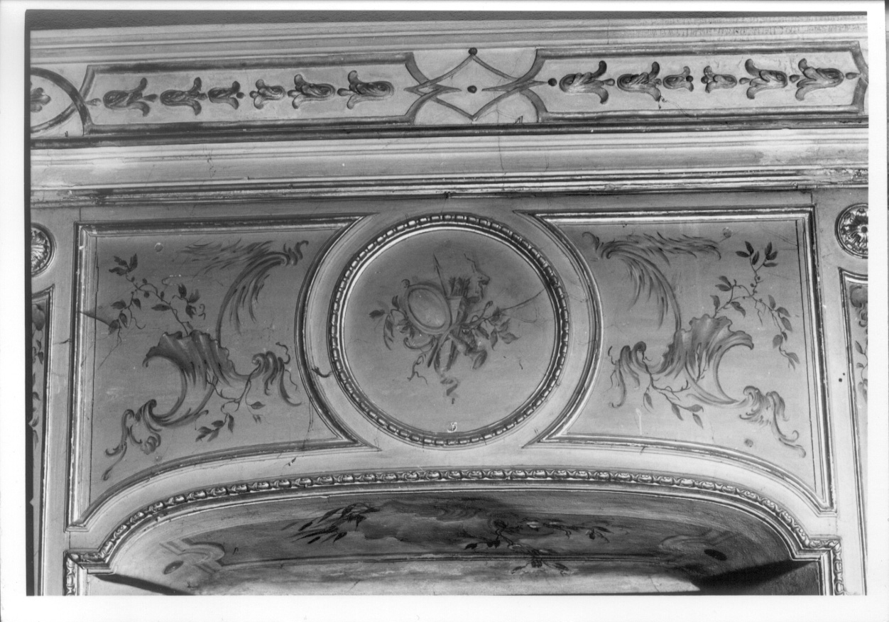 MOTIVI DECORATIVI VEGETALI (sovrapporta, opera isolata) di Antoniani Francesco, Perego Gaetano - bottega piemontese (metà sec. XVIII)
