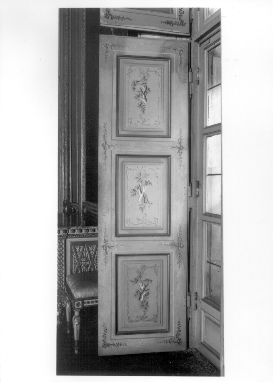 MOTIVI DECORATIVI VEGETALI (scuro di finestra, elemento d'insieme) di Antoniani Francesco, Perego Gaetano - bottega piemontese (metà sec. XVIII)