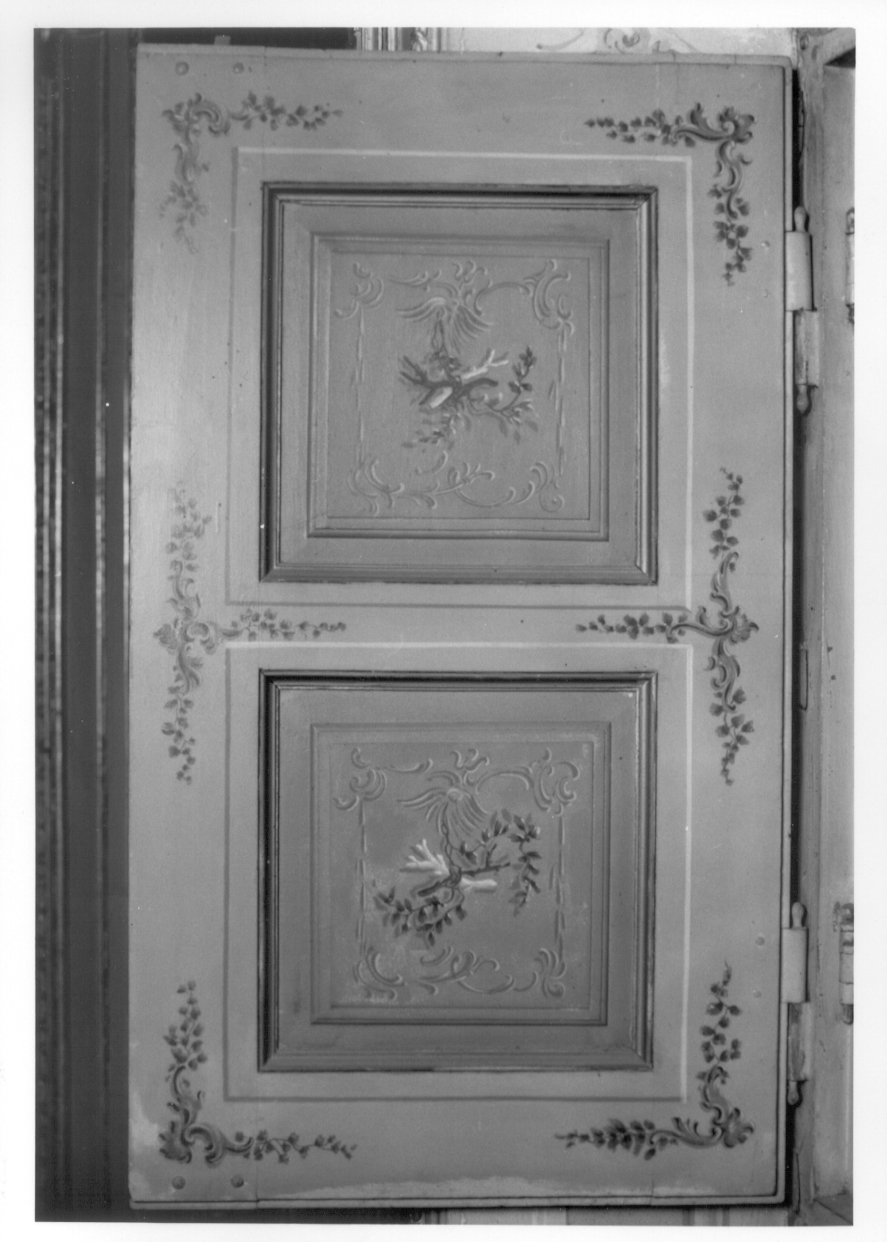 MOTIVI DECORATIVI VEGETALI (scuro di finestra, elemento d'insieme) di Antoniani Francesco, Perego Gaetano - bottega piemontese (metà sec. XVIII)