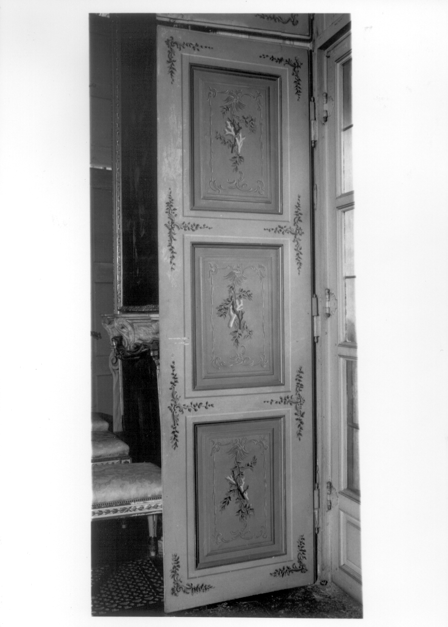 MOTIVI DECORATIVI VEGETALI (scuro di finestra, elemento d'insieme) di Antoniani Francesco, Perego Gaetano - bottega piemontese (metà sec. XVIII)