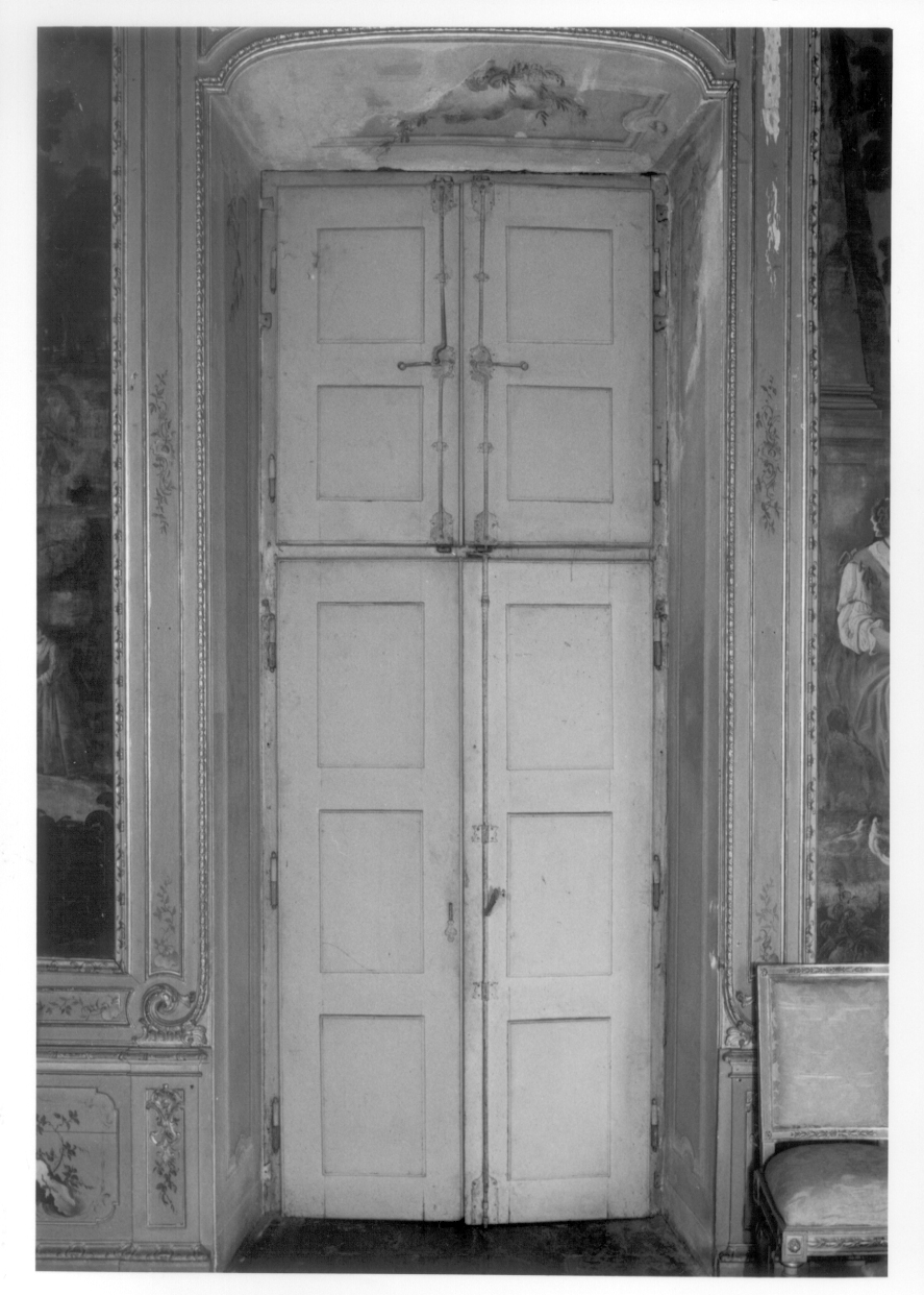 MOTIVI DECORATIVI VEGETALI (scuro di finestra, insieme) di Antoniani Francesco, Perego Gaetano - bottega piemontese (metà sec. XVIII)