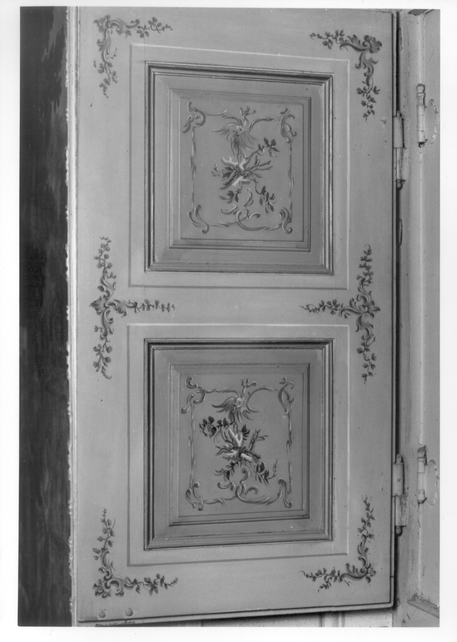 MOTIVI DECORATIVI VEGETALI (scuro di finestra, elemento d'insieme) di Antoniani Francesco, Perego Gaetano - bottega piemontese (metà sec. XVIII)