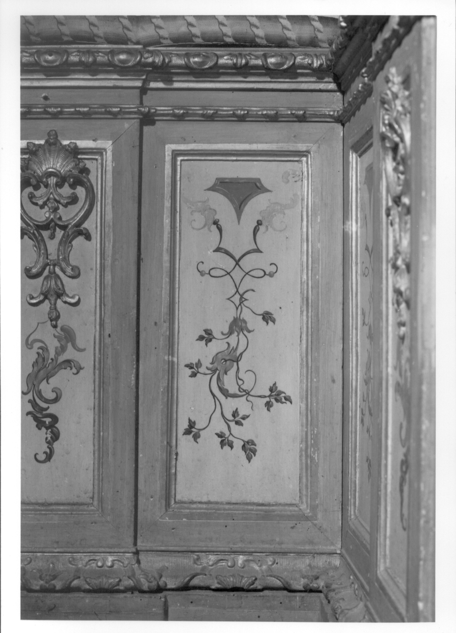 GROTTESCHE (dipinto, elemento d'insieme) di Pozzo Giovanni Pietro, Pozzo Pietro Antonio - bottega piemontese (metà sec. XVIII)