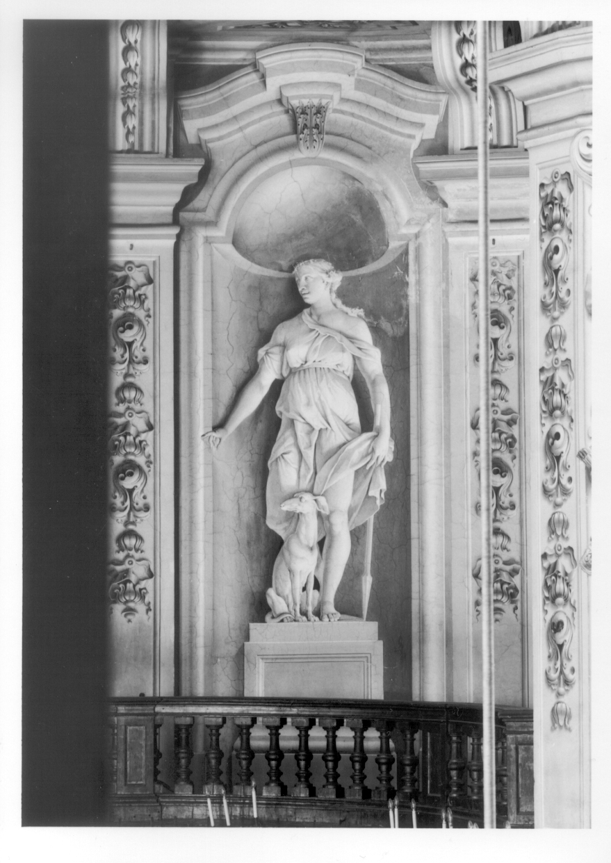 DIVINITA' ARCADICA (decorazione pittorica, elemento d'insieme) di Juvarra Filippo (attribuito), Valeriani Giuseppe (attribuito), Valeriani Domenico (maniera) (secondo quarto sec. XVIII)