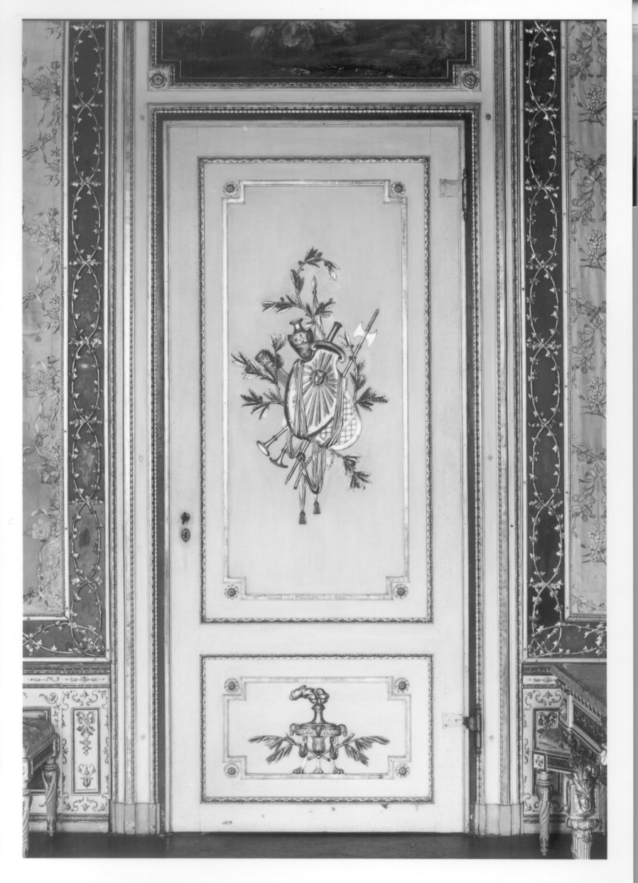 TROFEO DI GUERRA (porta, opera isolata) di Bonzanigo Giuseppe Maria (attribuito) (seconda metà sec. XVIII)