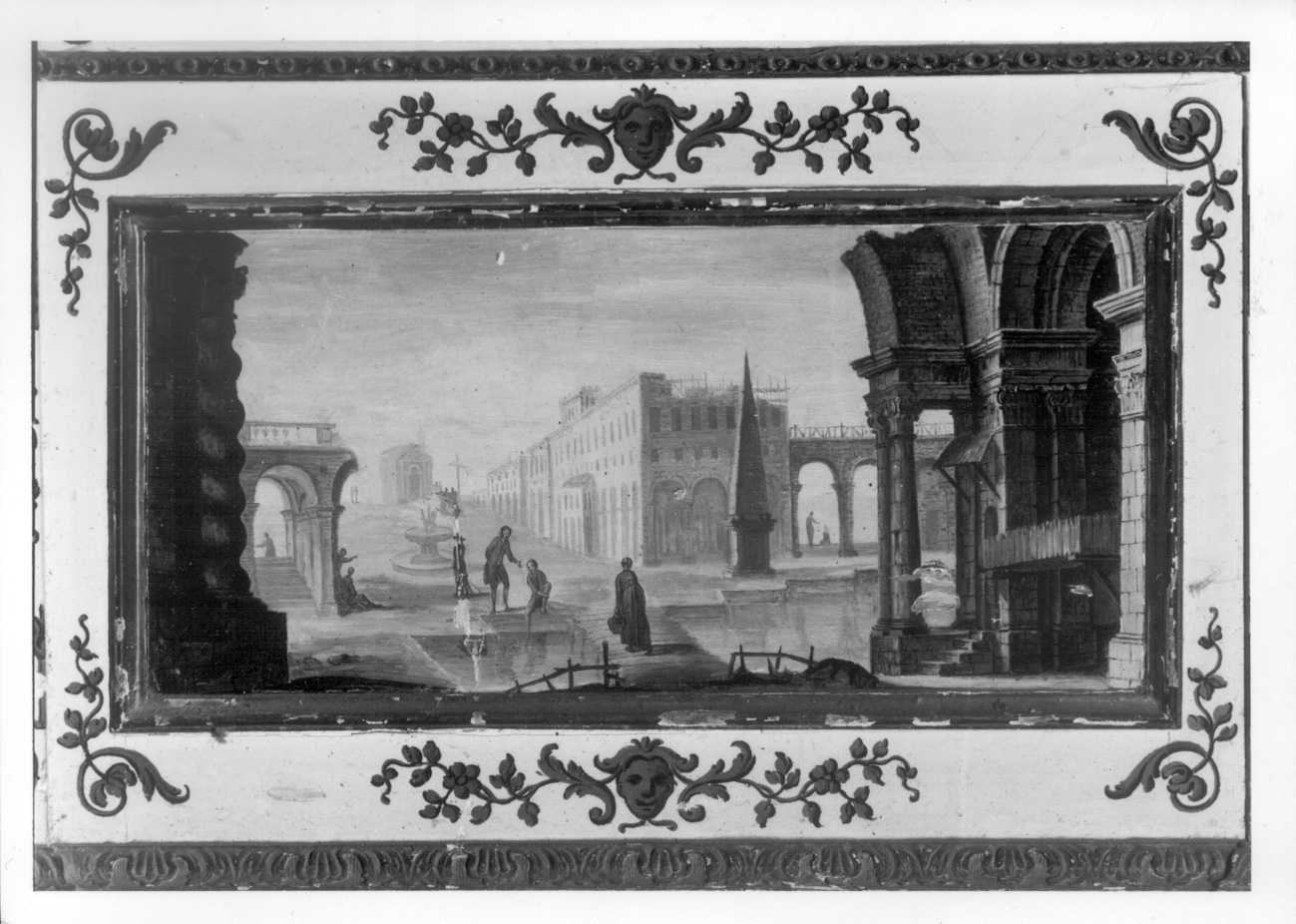 ARCHITETTURE (dipinto, elemento d'insieme) di Casoli Francesco (attribuito), Pozzo Pietro Antonio (attribuito) - ambito piemontese (secondo quarto sec. XVIII)