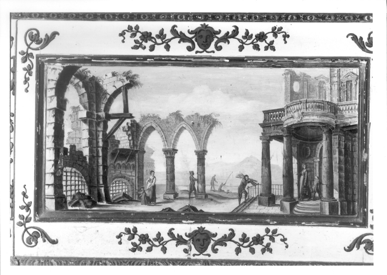 ARCHITETTURE (dipinto, elemento d'insieme) di Casoli Francesco (attribuito), Pozzo Pietro Antonio (attribuito) - ambito piemontese (secondo quarto sec. XVIII)