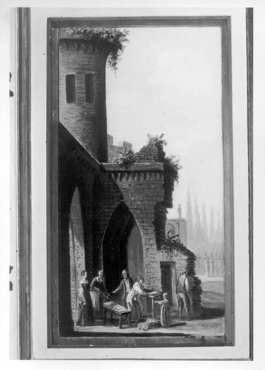 ARCHITETTURE (elemento decorativo, elemento d'insieme) di Casoli Francesco (attribuito) - ambito piemontese (secondo quarto sec. XVIII)