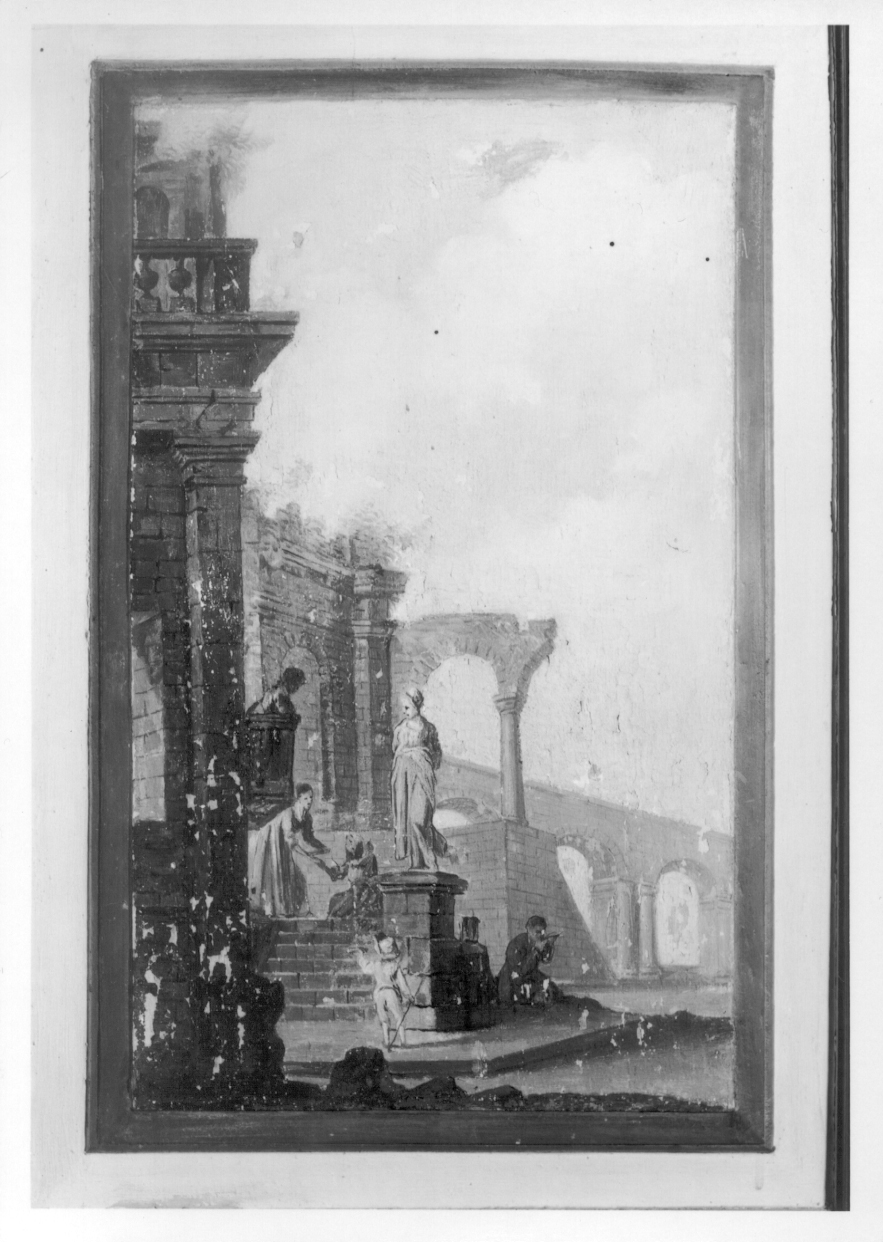 ARCHITETTURE (elemento decorativo, elemento d'insieme) di Casoli Francesco (attribuito) - ambito piemontese (secondo quarto sec. XVIII)