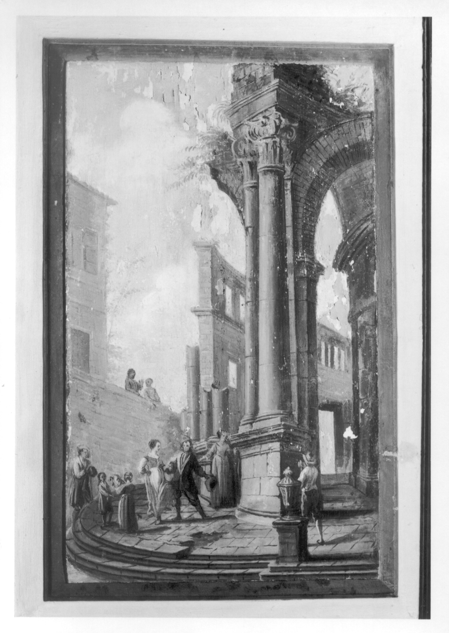 ARCHITETTURE (elemento decorativo, elemento d'insieme) di Casoli Francesco (attribuito) - ambito piemontese (secondo quarto sec. XVIII)