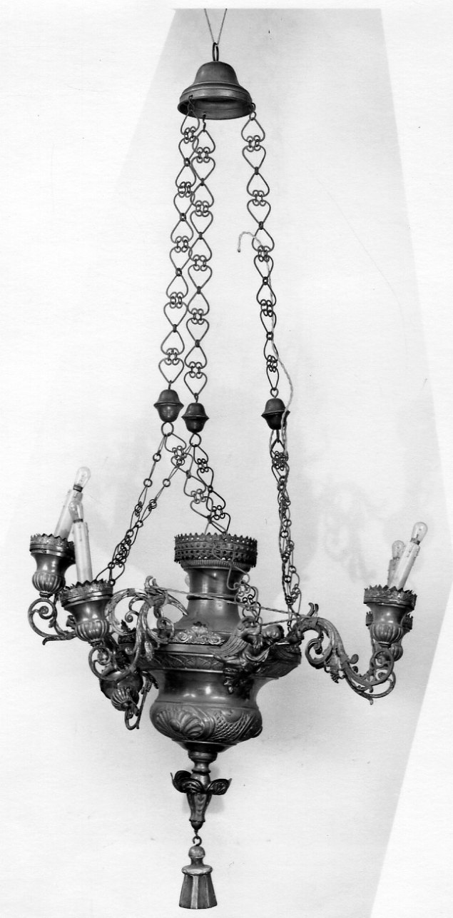 lampadario, serie - ambito piemontese (sec. XIX)