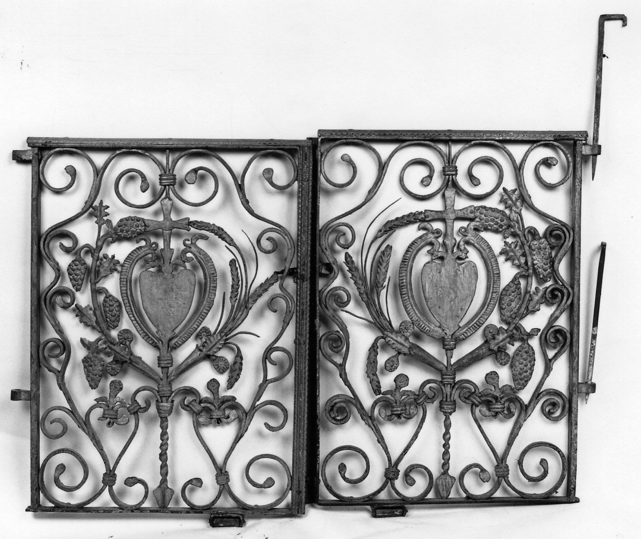 cancello di balaustrata, opera isolata - ambito piemontese (fine/inizio secc. XVII/ XVIII)