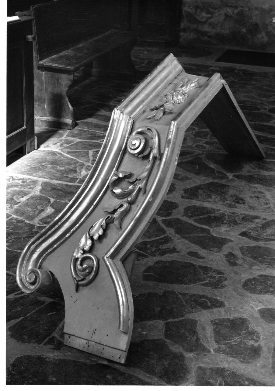 baldacchino, frammento - ambito piemontese (terzo quarto sec. XVIII)