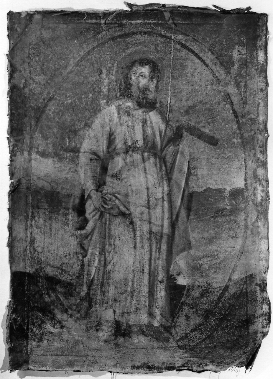 San Tommaso apostolo (dipinto, opera isolata) - ambito piemontese (fine/inizio secc. XVII/ XVIII)