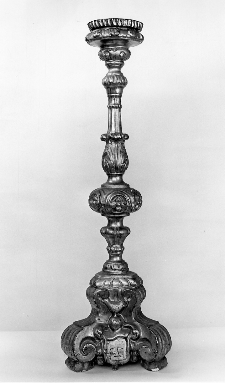 candelabro, serie - ambito piemontese (fine/inizio secc. XVIII/ XIX)
