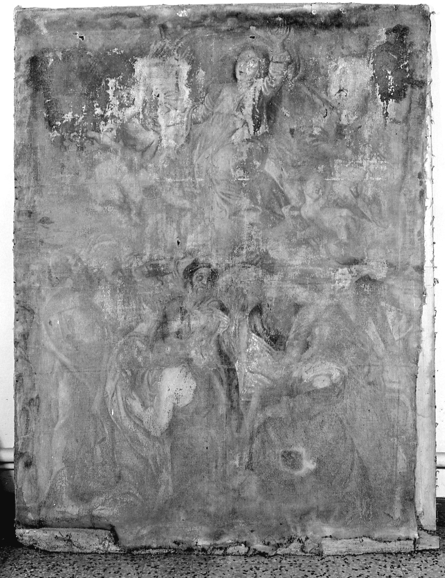 assunzione della Madonna (dipinto, opera isolata) - ambito piemontese (sec. XVII)