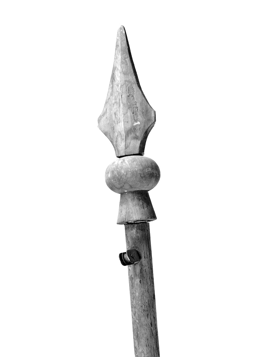 asta di stendardo processionale, opera isolata - ambito piemontese (sec. XVIII)