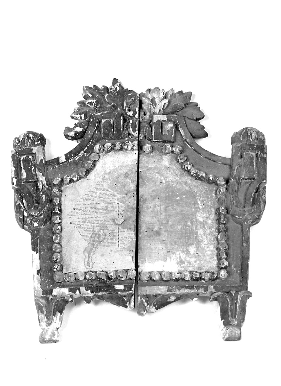 cartagloria, frammento - ambito piemontese (ultimo quarto sec. XVIII)