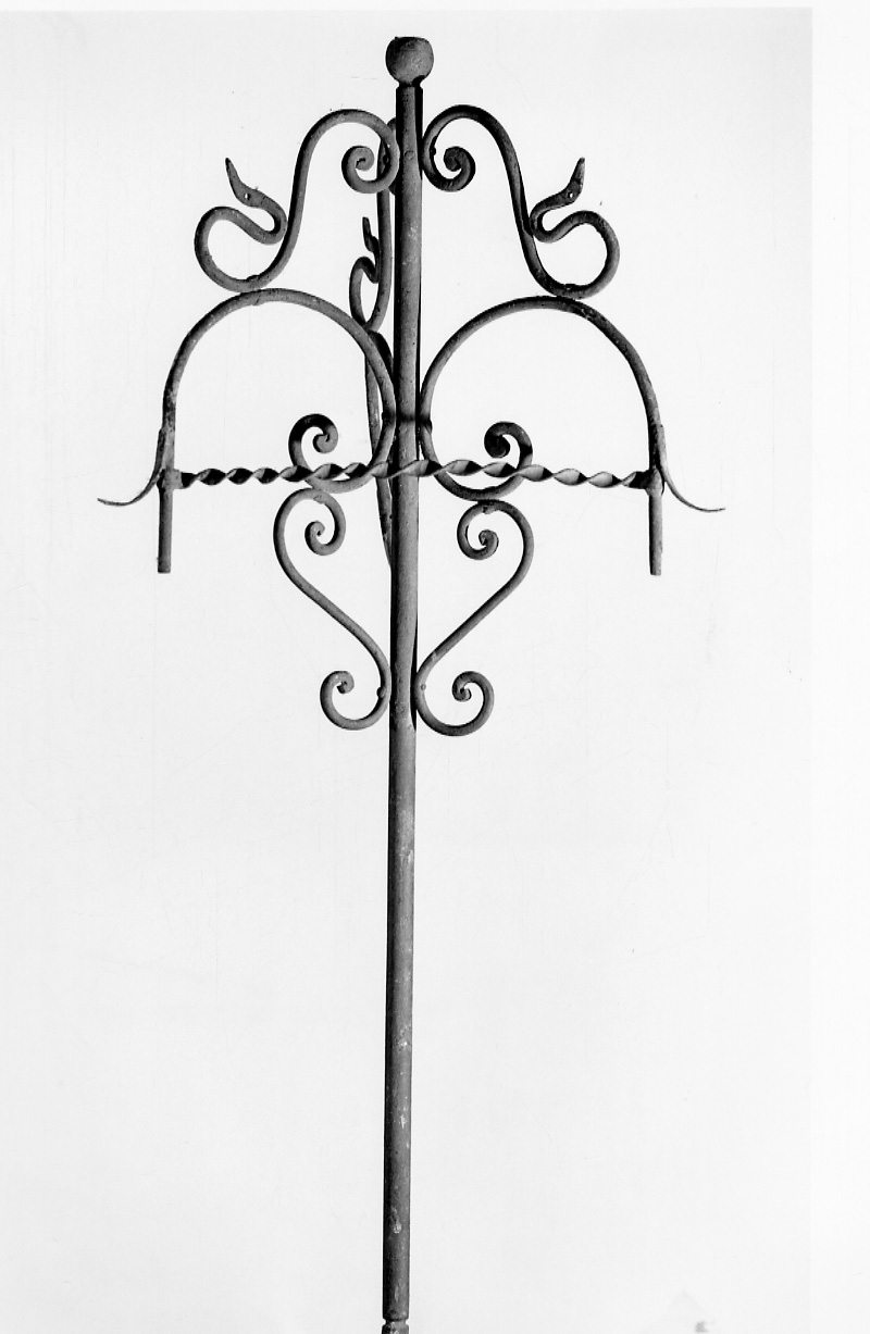 candeliere da parete, opera isolata - ambito piemontese (fine/inizio secc. XVII/ XVIII)