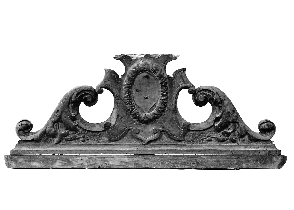 scultura, frammento - ambito della Valle di Susa (fine sec. XVII)