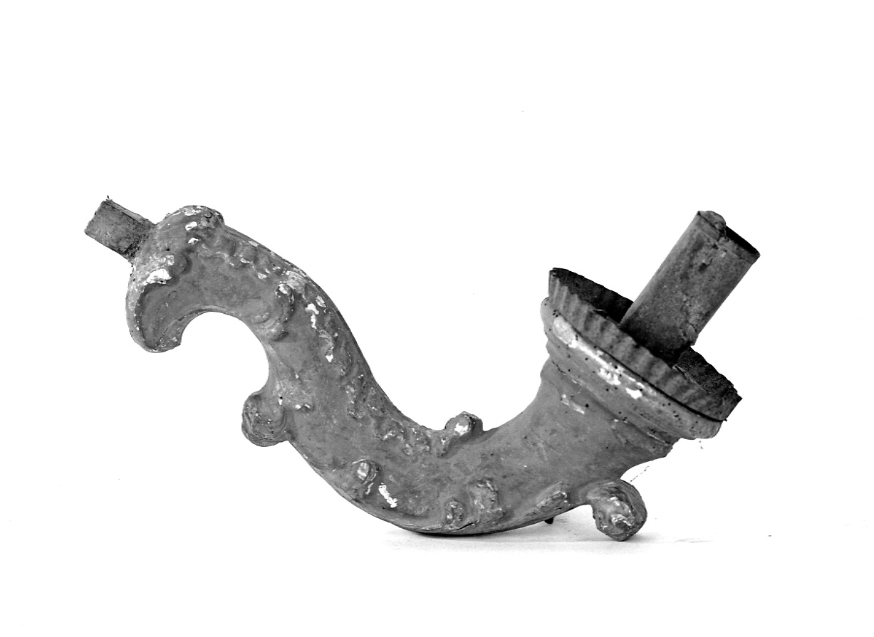 candeliere da parete, serie - ambito piemontese (fine sec. XVII)