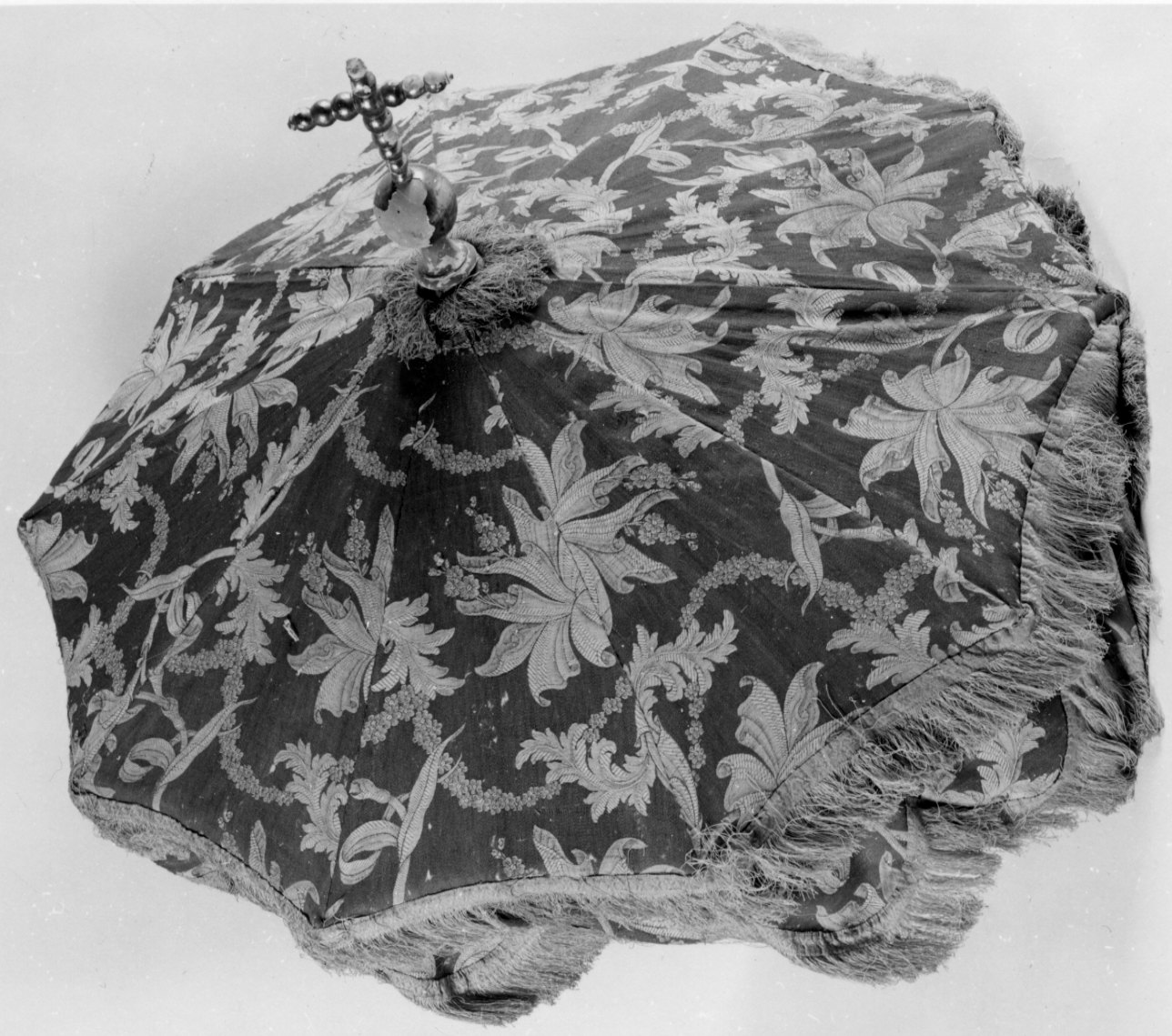 ombrellino processionale, opera isolata - manifattura Italia settentrionale (seconda metà sec. XIX)