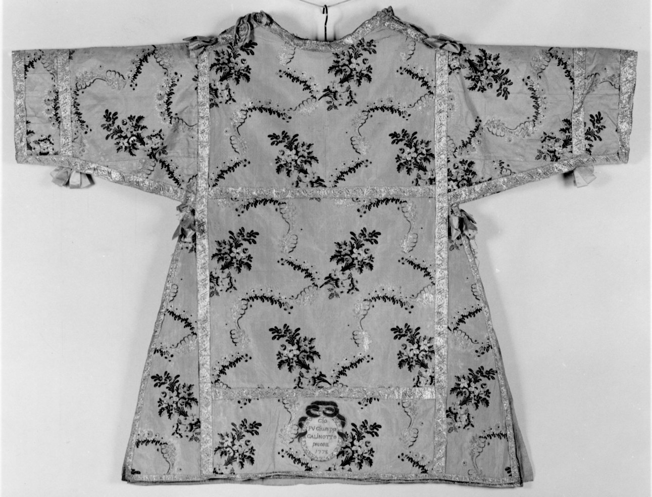 paramento liturgico, insieme - manifattura Italia settentrionale (ultimo quarto sec. XVIII)