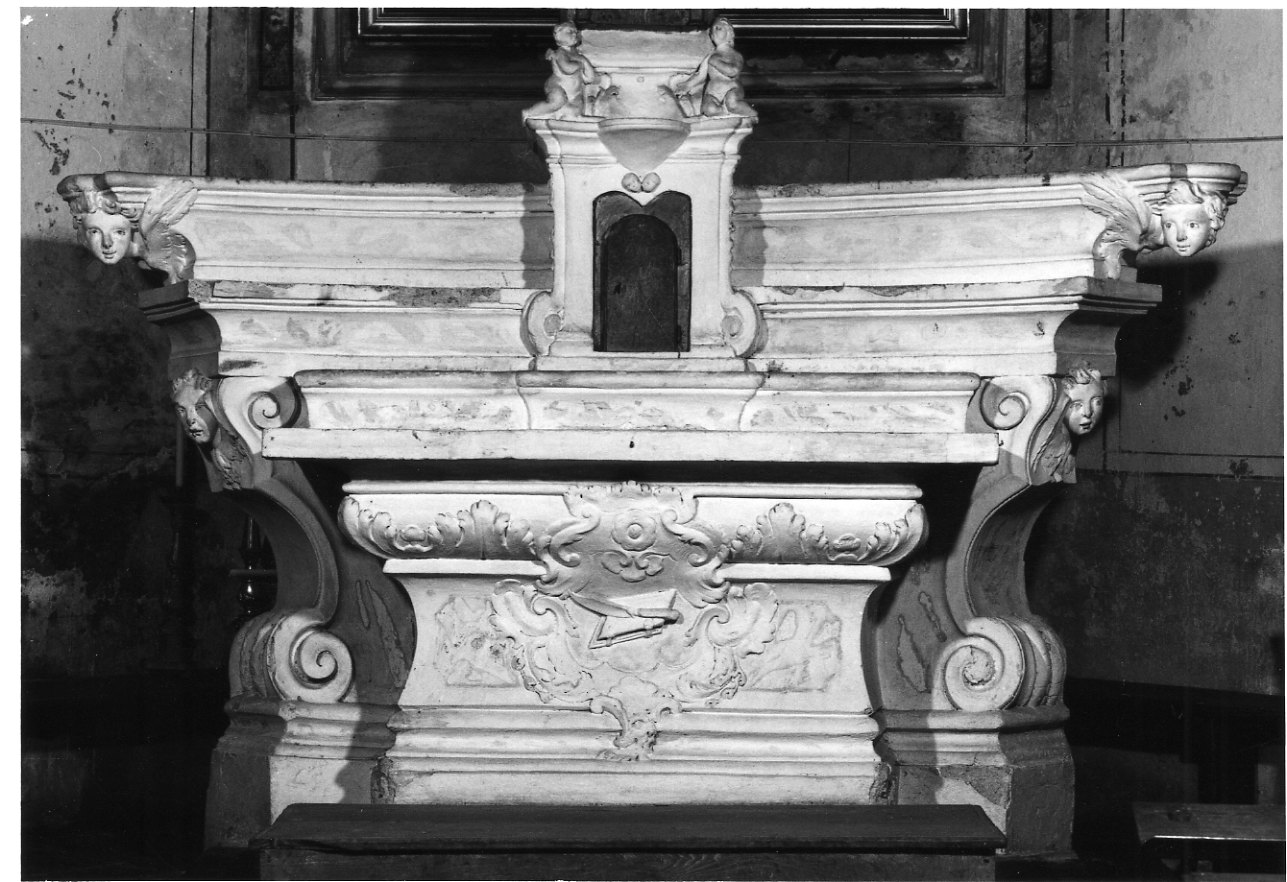 altare maggiore, opera isolata - ambito ligure (prima metà sec. XIX)