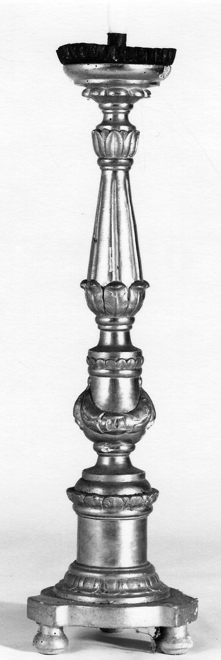 candelabro, serie - ambito ligure (prima metà sec. XIX)