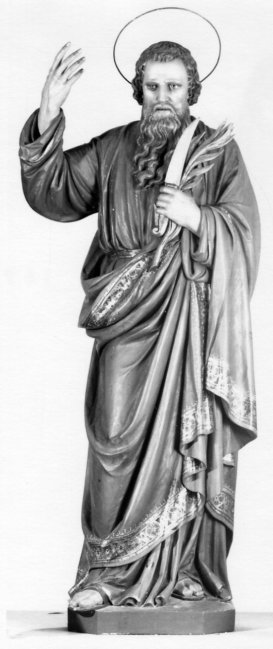San Bartolomeo (statua processionale, opera isolata) - ambito piemontese (seconda metà sec. XIX)