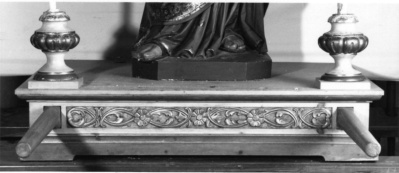 base processionale, opera isolata - ambito piemontese (seconda metà sec. XIX)