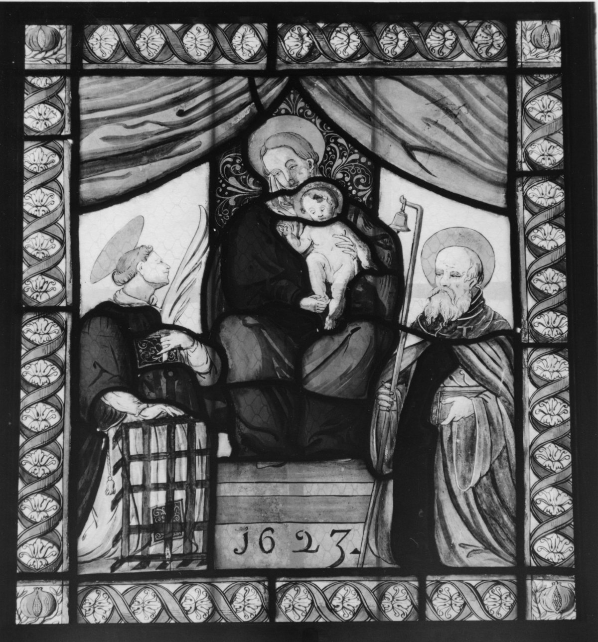 vetrata, serie - ambito della Valsesia (primo quarto sec. XVII)