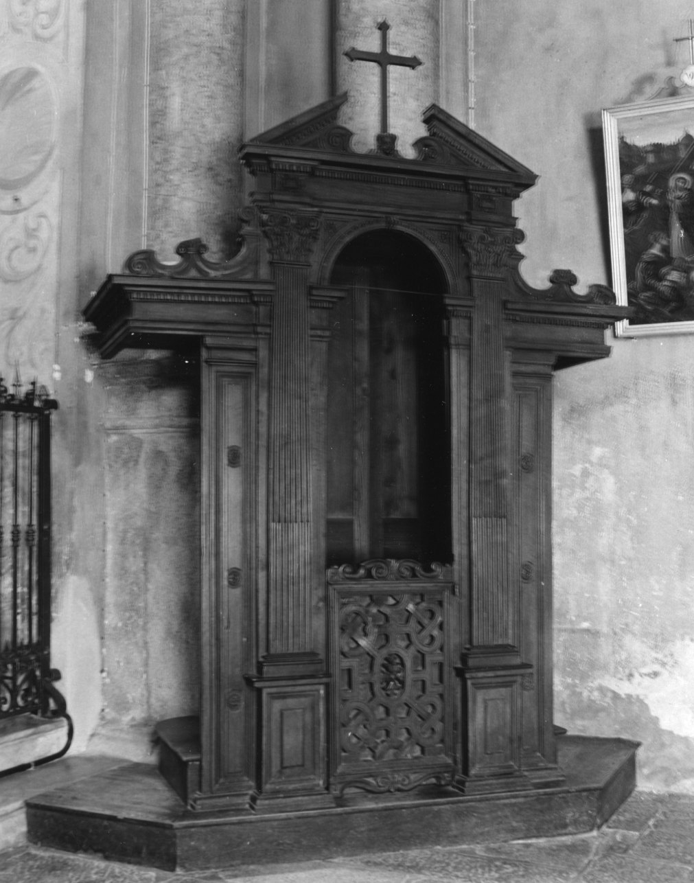 confessionale, opera isolata - bottega della Valsesia (fine/inizio secc. XVIII/ XIX)