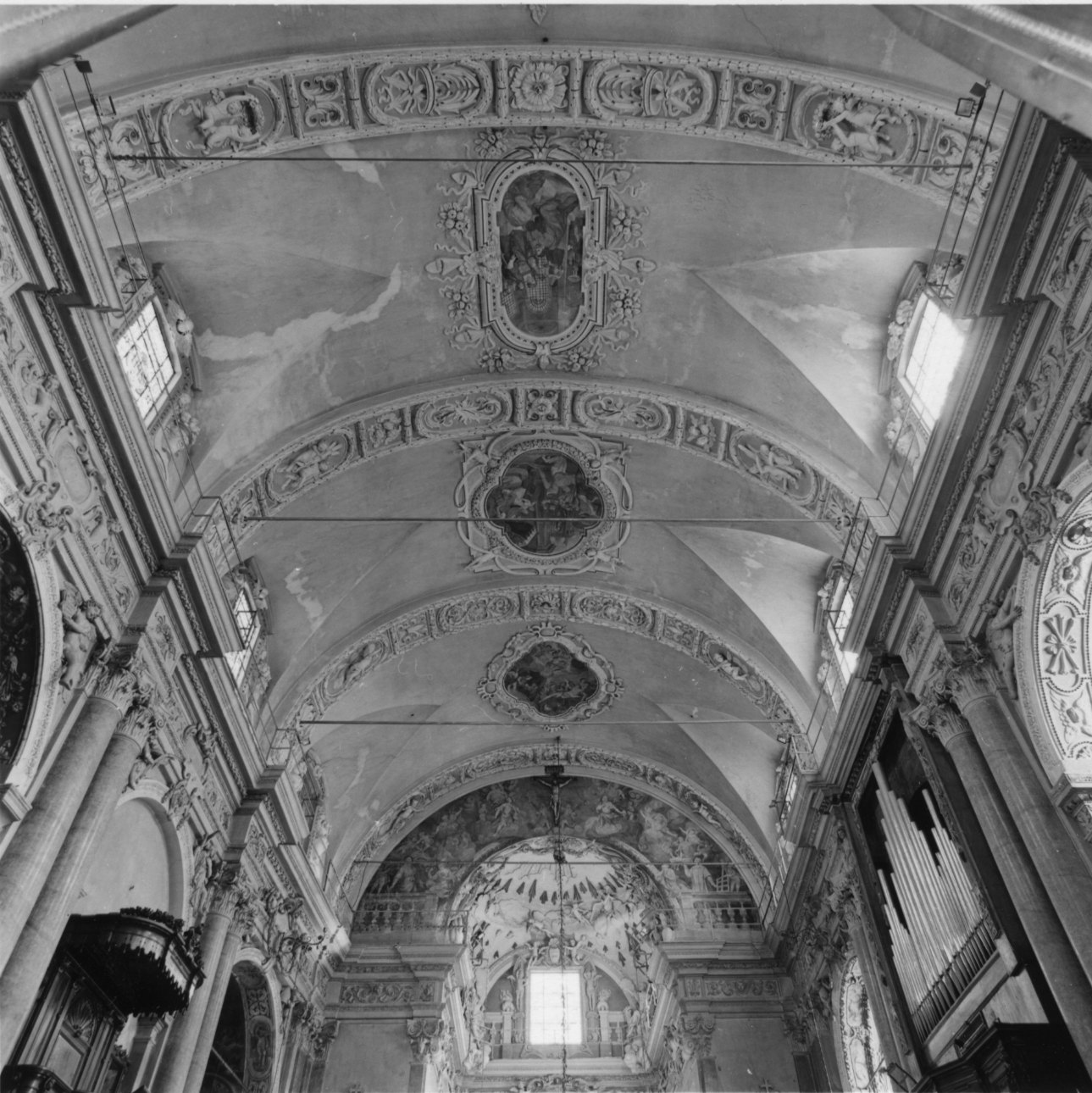 decorazione plastica, insieme - ambito luganese (ultimo quarto sec. XVII)