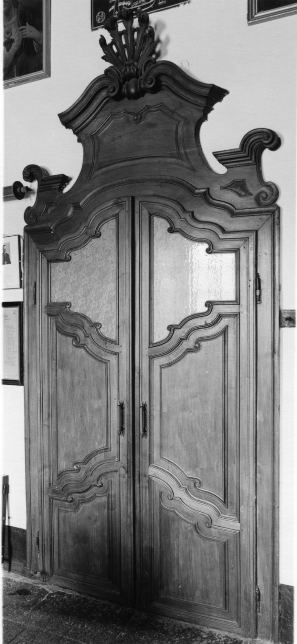 armadio - a muro, opera isolata - bottega della Valsesia (seconda metà sec. XIX)