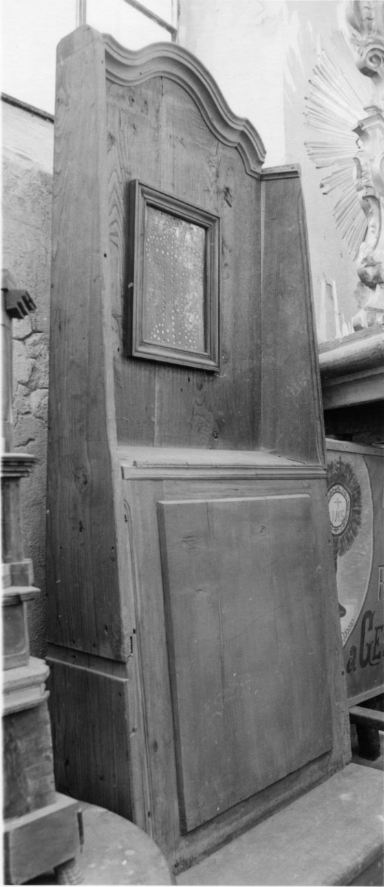confessionale, opera isolata - bottega della Valsesia (fine sec. XVIII)