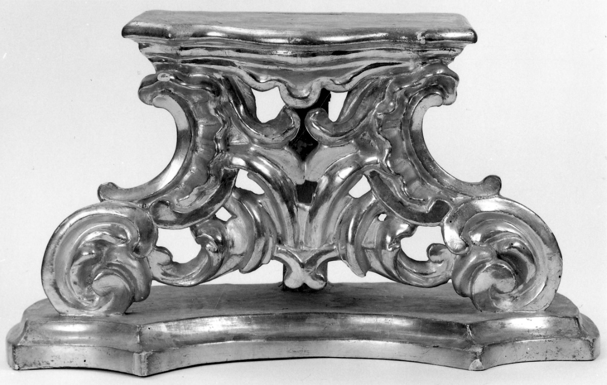 base di ostensorio - ambito piemontese (metà sec. XVIII)