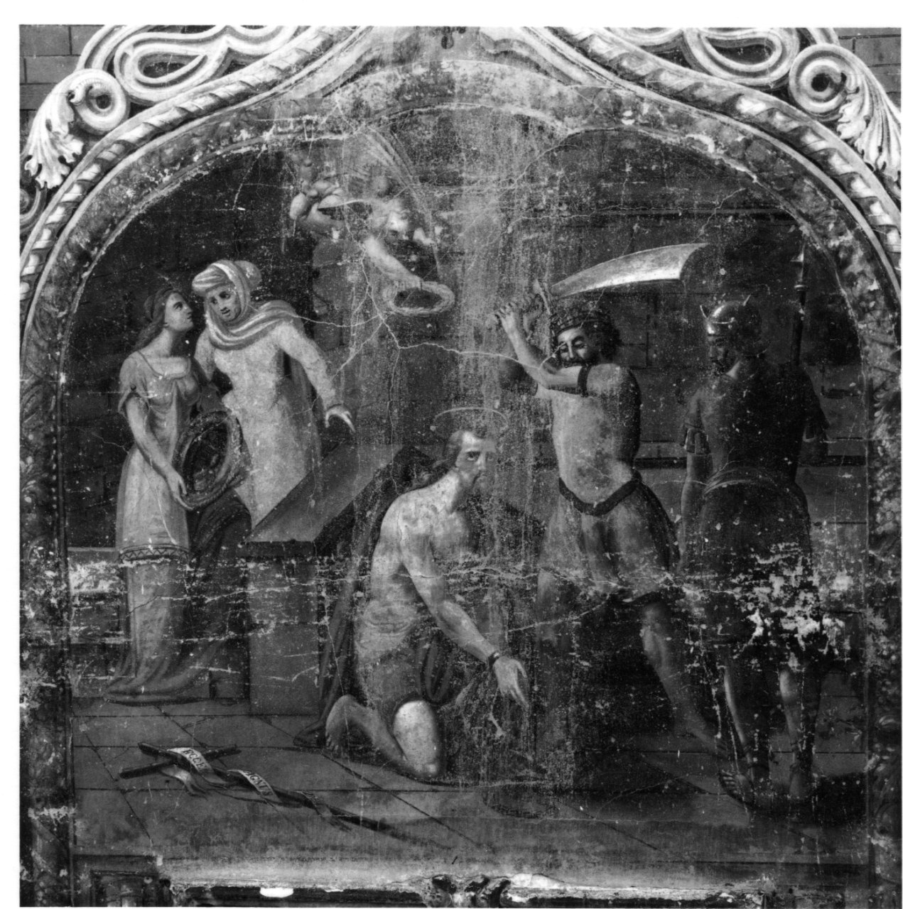 decapitazione di San Giovanni Battista (dipinto) di Agnese Francesco (metà sec. XIX)
