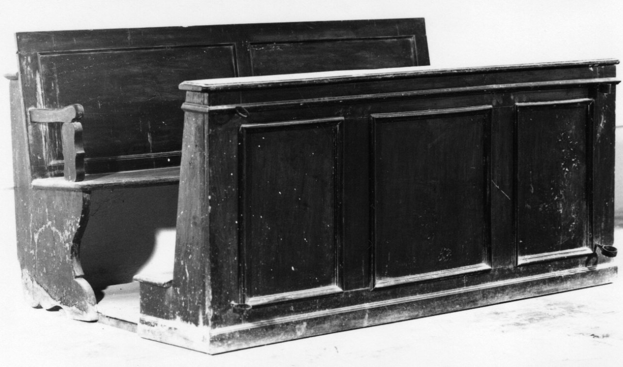 banco, serie di Castagneri Giacomo (seconda metà sec. XVIII)