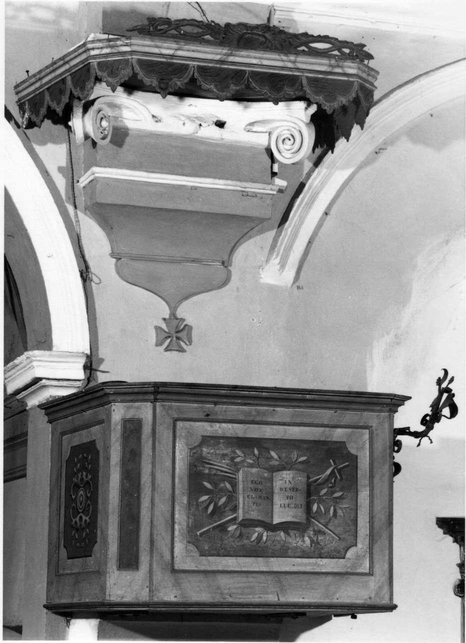 pulpito, opera isolata - ambito piemontese (ultimo quarto, prima metà sec. XVIII, sec. XIX)