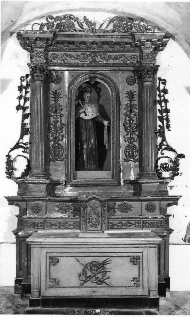 altare - a edicola, opera isolata - ambito piemontese (secondo quarto sec. XIX)