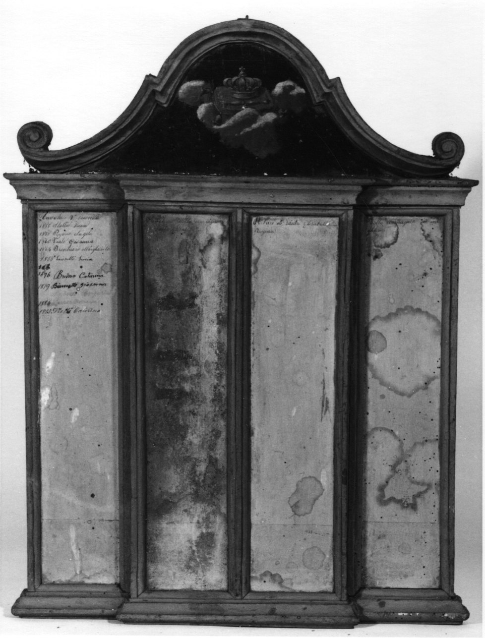 tabella di confraternita, opera isolata - ambito piemontese (prima metà sec. XIX)