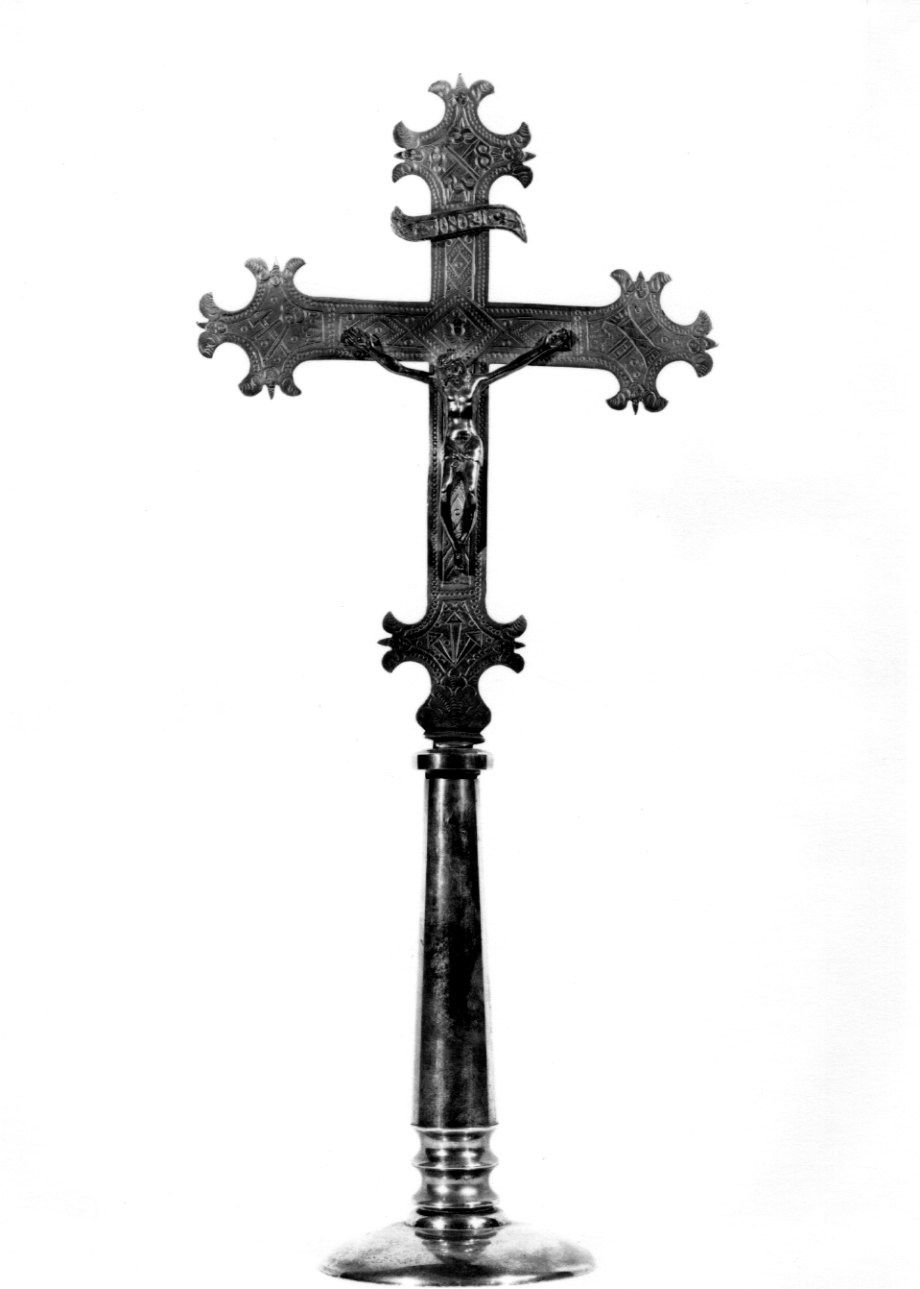 Cristo crocifisso (croce da tavolo, opera isolata) - bottega lombarda (prima metà sec. XX)