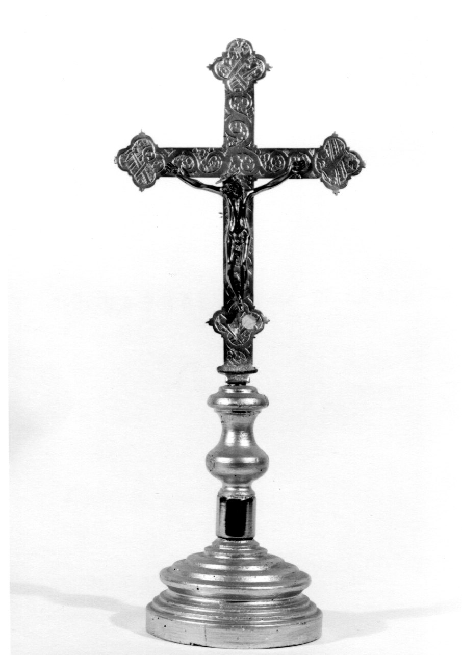 Cristo crocifisso (croce da tavolo, opera isolata) - bottega lombarda (prima metà sec. XX)