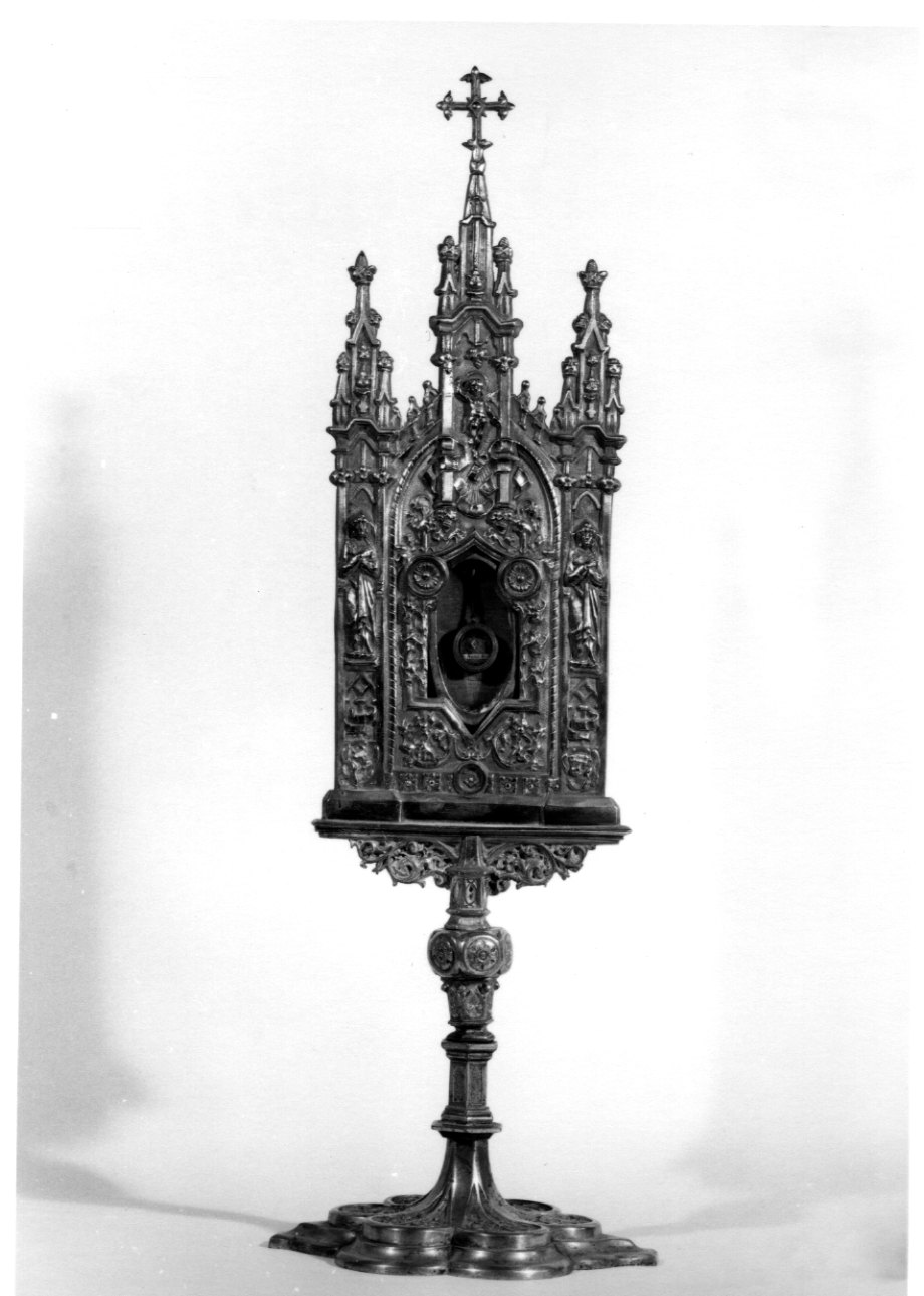 reliquiario architettonico, opera isolata - bottega lombarda (fine/inizio secc. XIX/ XX)