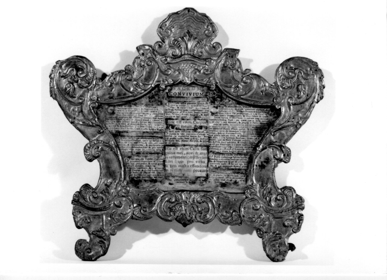 cartagloria, opera isolata - bottega lombarda (seconda metà sec. XVIII)