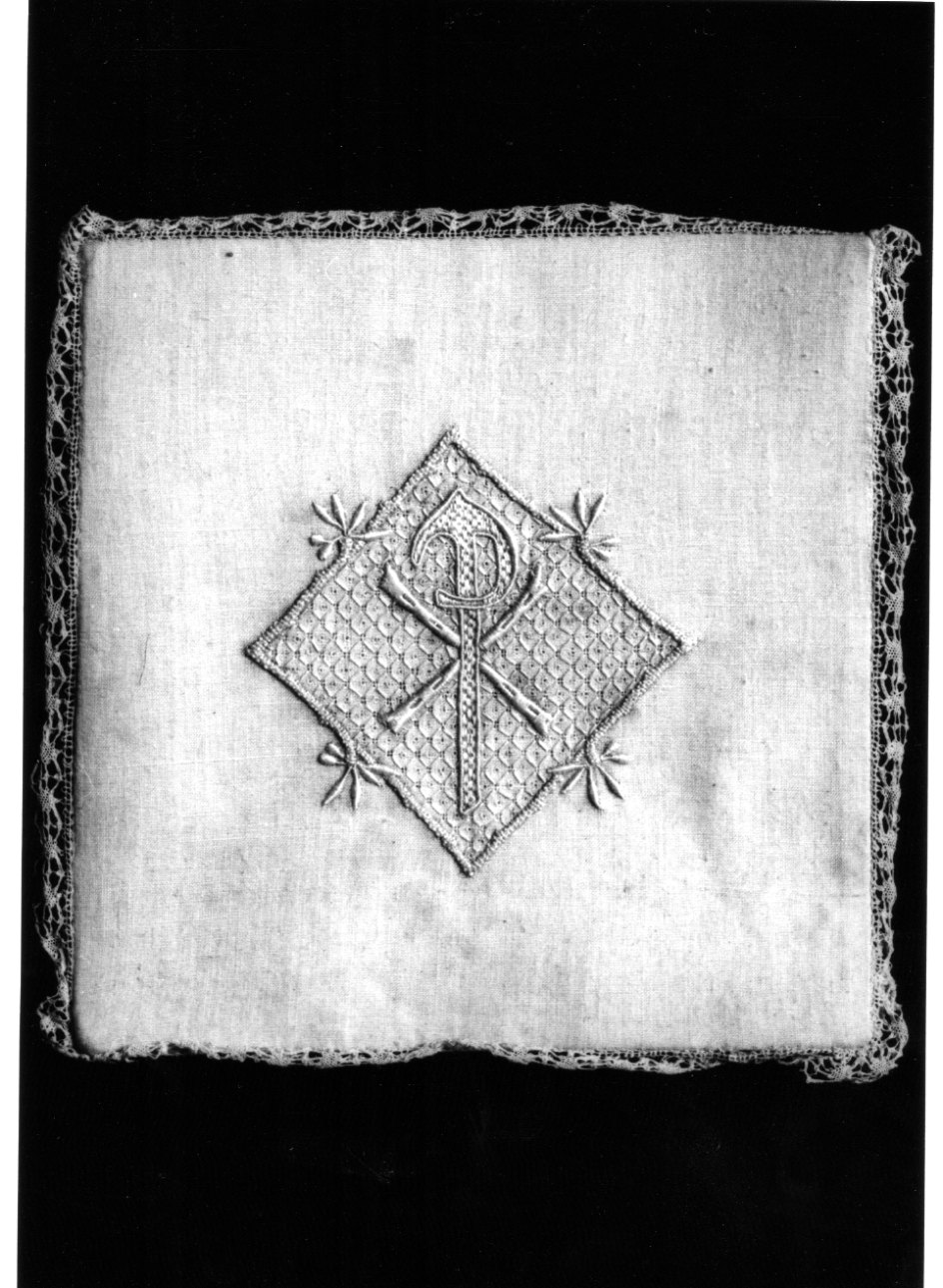 monogramma cristologico (palla di calice, opera isolata) - manifattura novarese (inizio sec. XX)