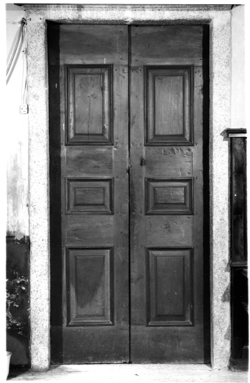 porta, opera isolata - ambito novarese (sec. XIX)