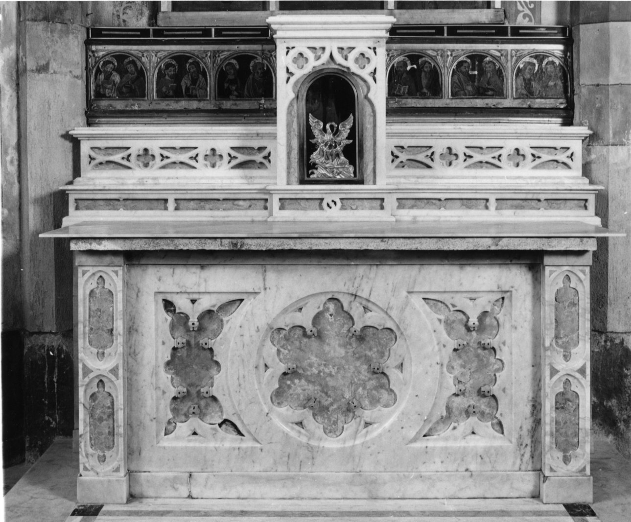 altare, opera isolata di Morgari Rodolfo - bottega piemontese (terzo quarto sec. XIX)